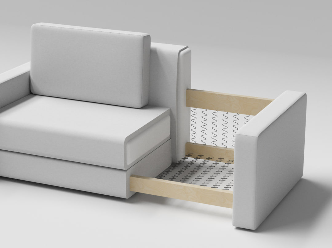 Upholstered furniture frames