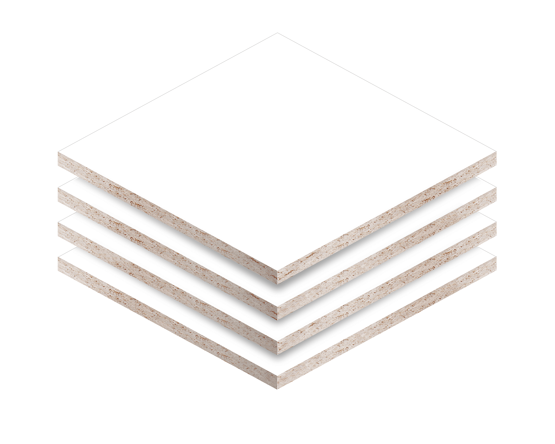 SVEZA Laminated Perticleboard White